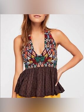 Free People | Peruvian Paradise Halter Top